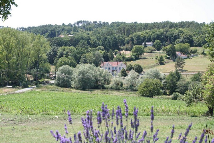 vue en revenant sur le bourg