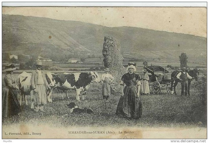 Menhir de Pierre Fiche - Simandre-sur-Suran