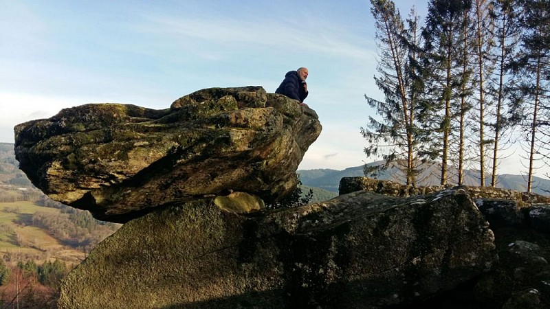 Trail de Treignac : La Pierre des Druides