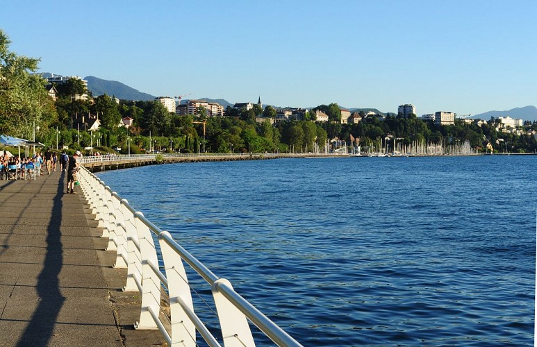 ViaRhôna met de fiets - Etappe 01 - St-Gingolph > Thonon