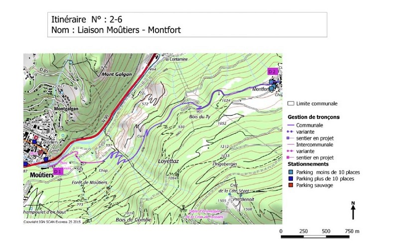 Sentier Moûtiers - Montfort