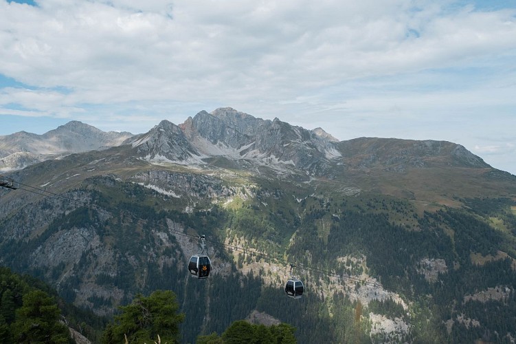 The Chemin des Gardes on foot