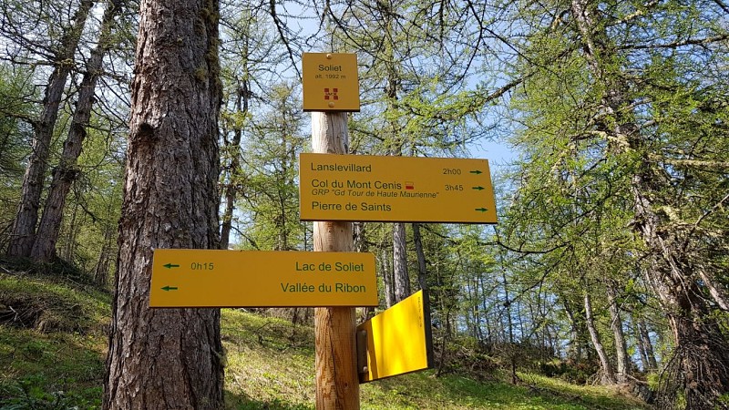 Tour del Lac de Soliet attraverso la valle del Ribon a piedi