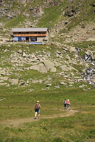 Wandeling naar de schuilplaats Fond d'Aussois