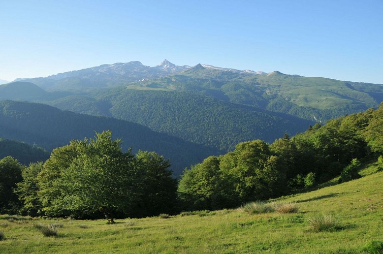 Vue depuis le col de Hourcère