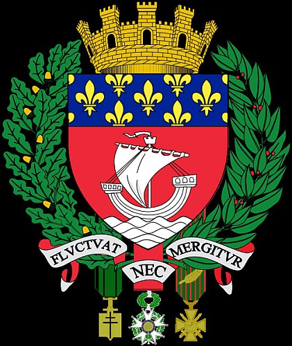 巴黎市徽「Fluctuat nec mergitur」