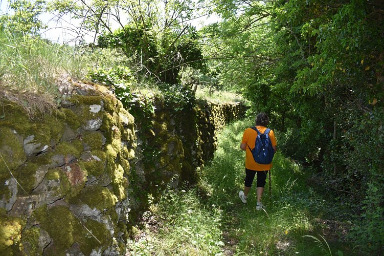 Le chemin des écoliers de Montchanson-Val d'Arcomie-Margeride-Cantal-Auvergne