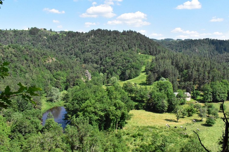 Randonnée Clavières d'Outre-Loubaresse-Margeride-Cantal-Auvergne