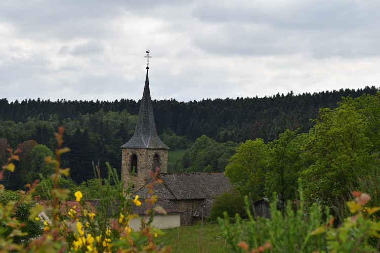 Chemin des écoliers-Soulages-Margeride-Cantal-Auvergne