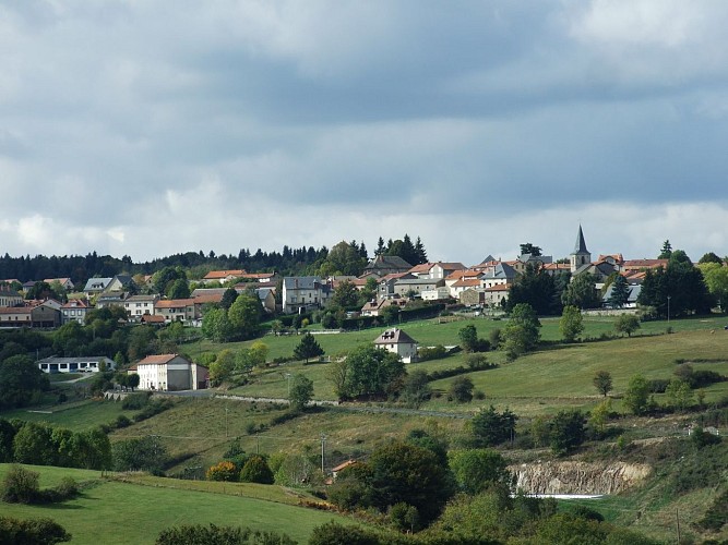 Chemin des écoliers Védrines Saint-Loup-Margeride-Cantal-Auvergne