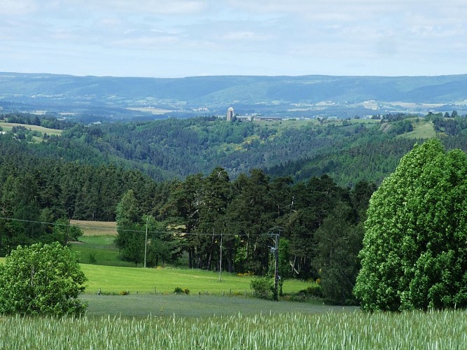 Le chemin des écoliers de Saint-Marc-Margeride-Cantal-Auvergne