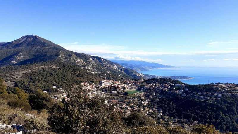 De la Turbie au Mont Agel