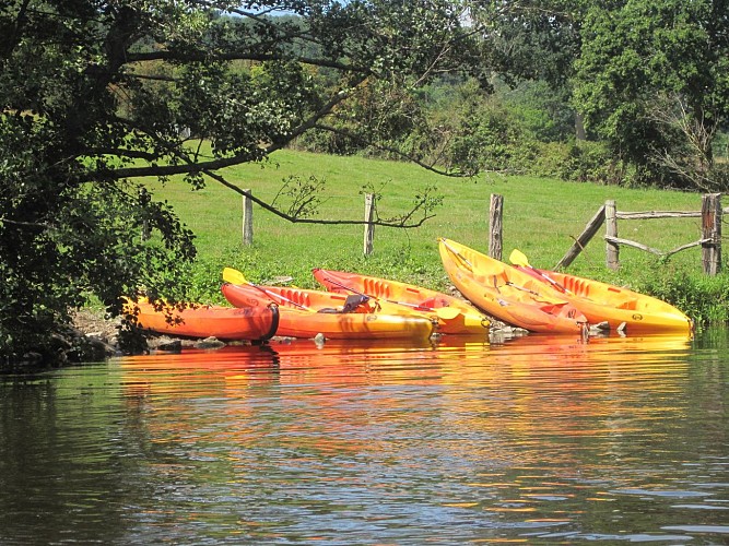 Descente de l'Orne en canoë ou kayak de Pont d'Ouilly à Clécy (14km)
