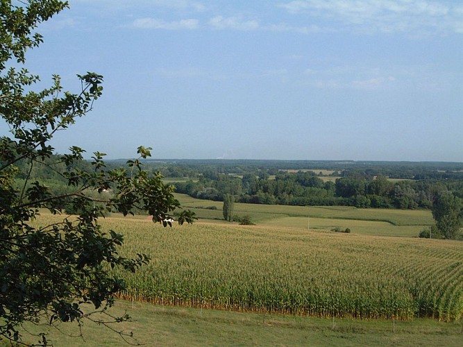 A Mugron-Montfort-en-Chalosse, circuit entre Louts et Voie Verte