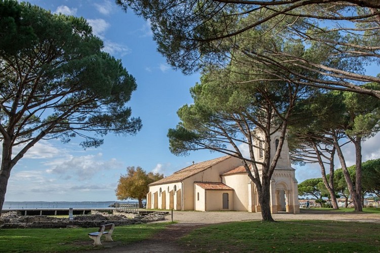 Eglise St Eloi et boulevard de la plage JL EMANUELE (1)