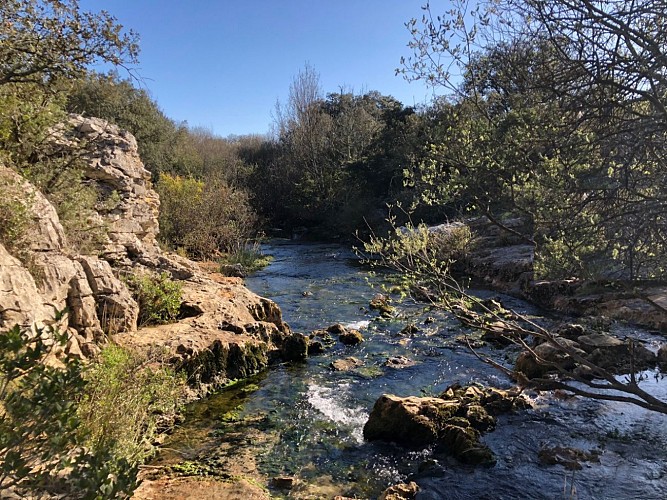 Les Marches des Géants et le dolmen de Lamalou