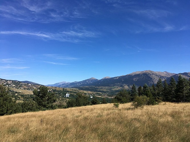 Vue sur Font Romeu et le Cambre d'Aze