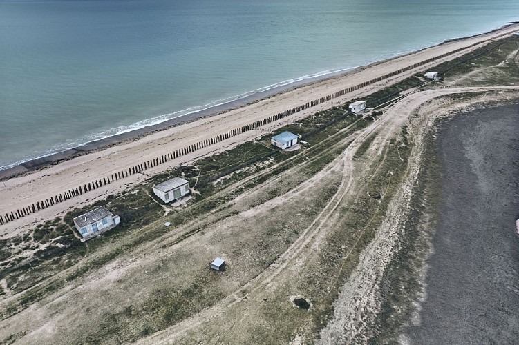 Cabanes de Blainville-sur-Mer