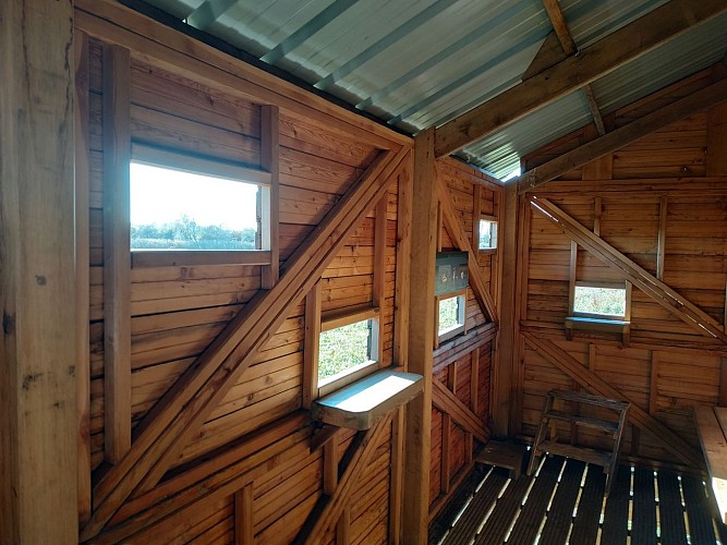 Etang de Pontoux observatoire à oiseaux