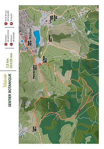 Carte Sentier botanique