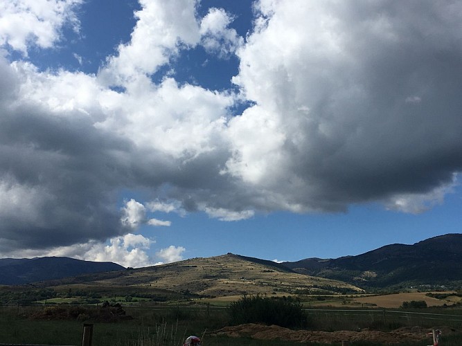 Vue panoramique de la Cerdagne