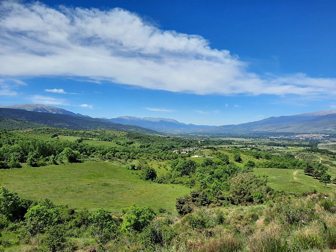 Panorama vers l'Espagne