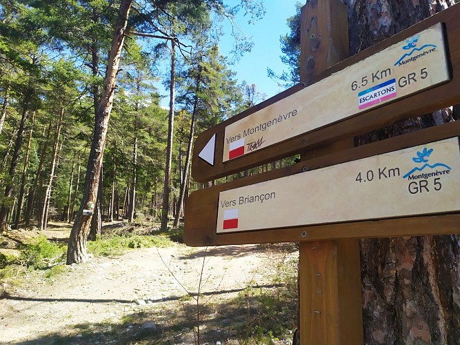 Randonnée GR5 La Vachette Montgenèvre