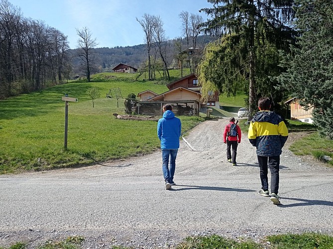 Sentier pédestre : circuit des coteaux