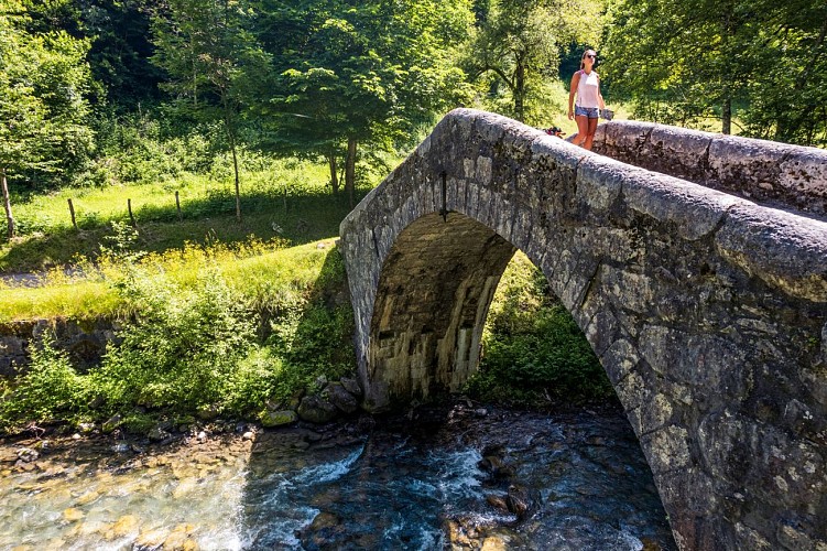 Roman bridge path