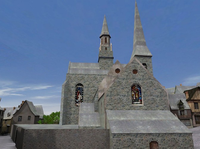 Un faubourg sur la route de Bretagne