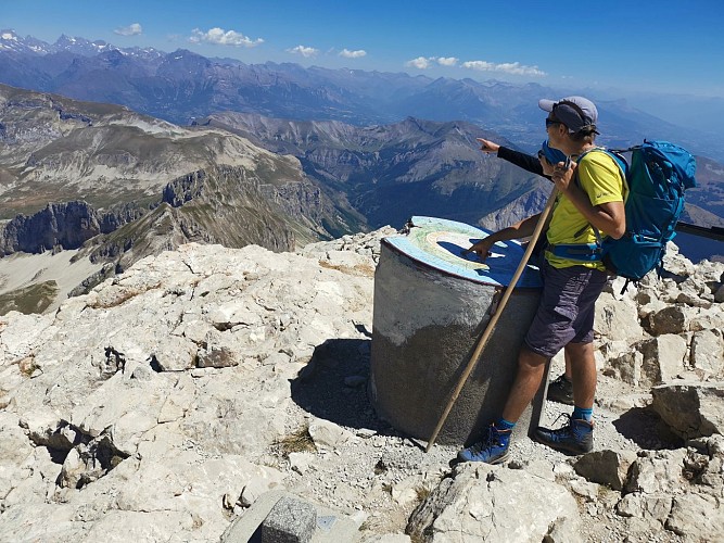 Pic de Bure depuis les Sauvas