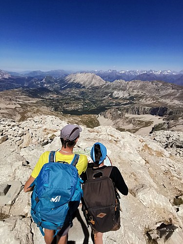 Pic de Bure depuis les Sauvas