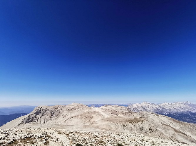 Pic de Bure depuis les Sauvas