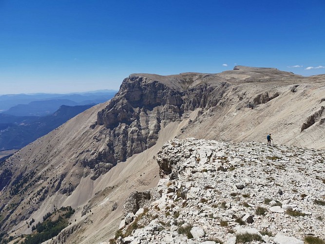Pic de Bure depuis les Sauvas