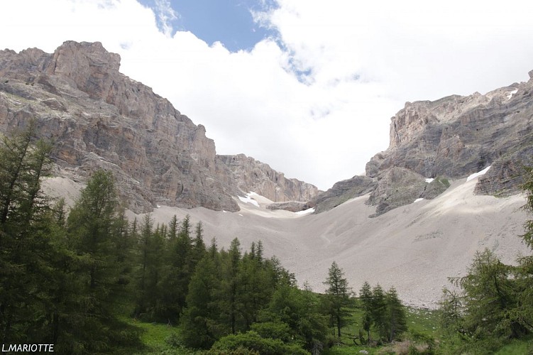 Pic de Bure depuis les Sauvas