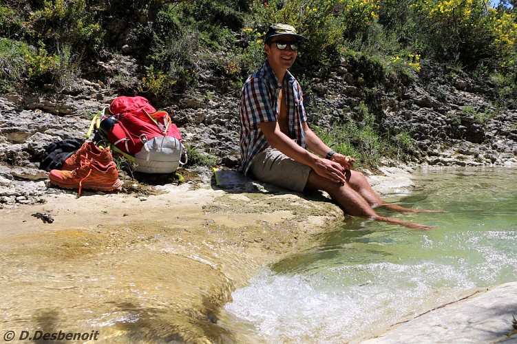 La cascade de la Beaume et la Haute-Beaume
