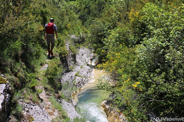 La cascade de la Beaume et la Haute-Beaume