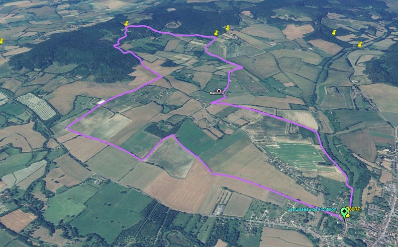 Le ruisseau de Pontillon 11 Km