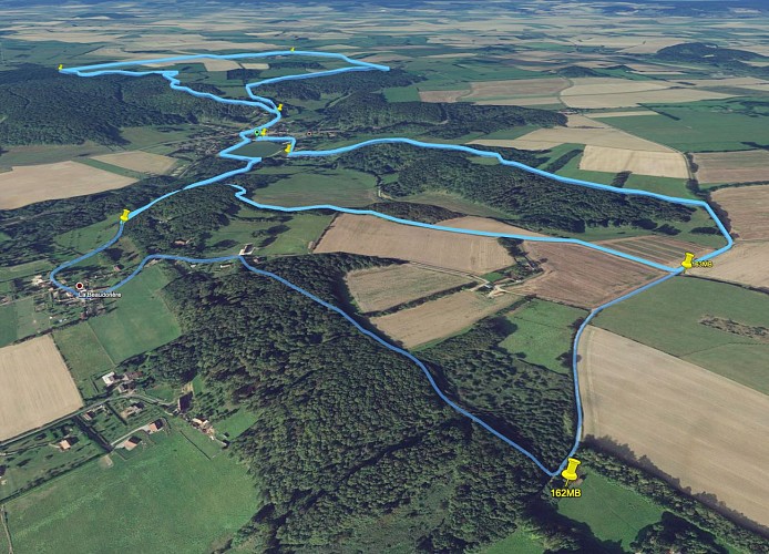 Les belles vues de Saint-Laumer et de la Madeleine Variante 10 Km