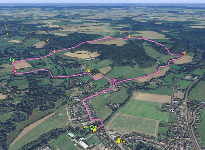 Les chaudrons de la Dourdannerie 7,6 Km