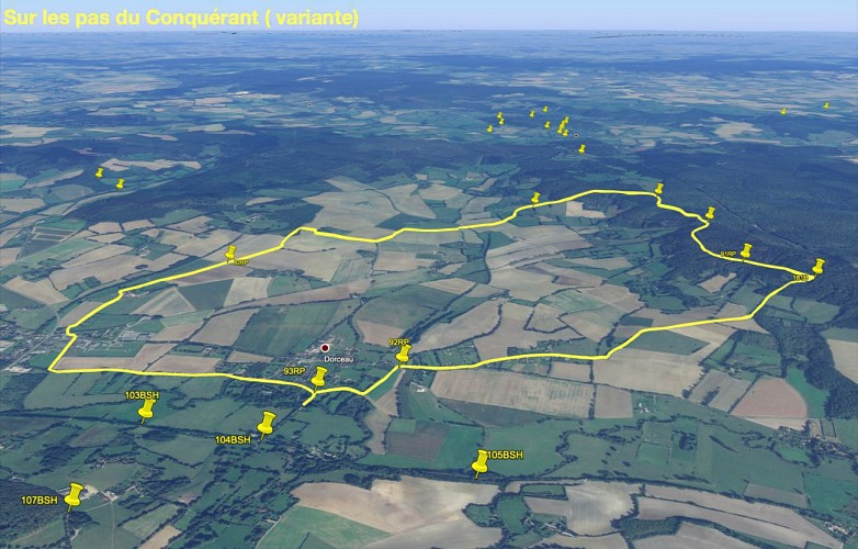 Sur les pas du Conquérant Variante 13,0 Km