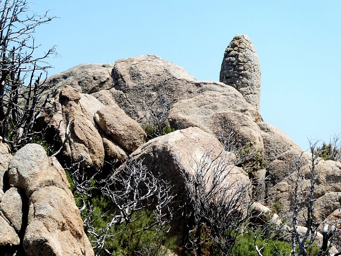 L'ancienne borne frontière