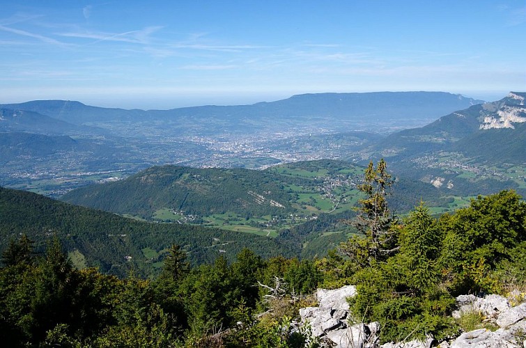 Bassin chambérien depuis la Galoppaz