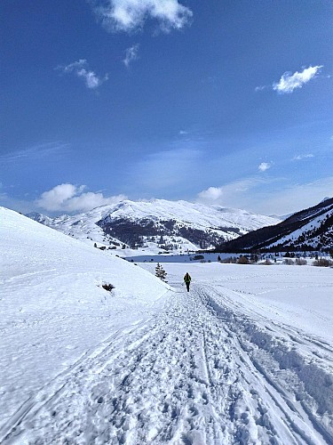 Les Fonts de Cervières on snowshoes