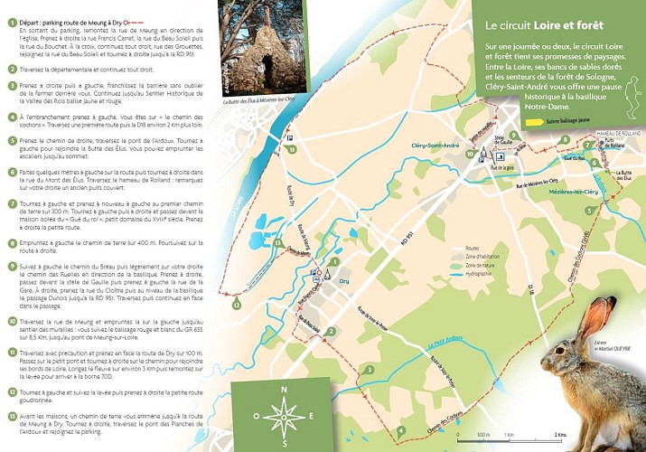 Le circuit Loire et forêt