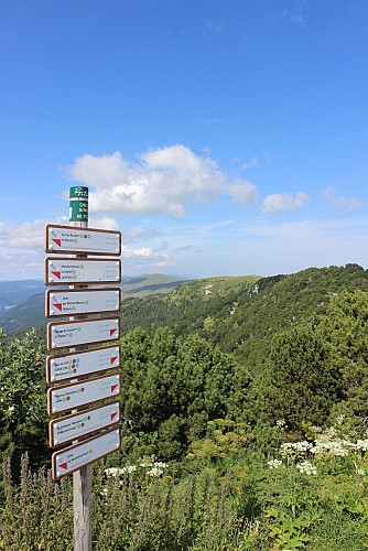 Hiking: the high peaks from Lélex