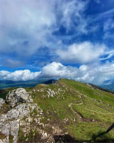 Montée du Grand Colombier depuis Culoz