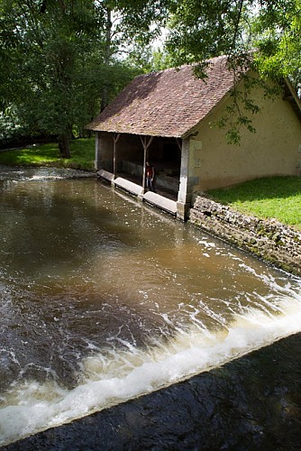 La forêt de Lancosme -Lavoir en bord du Chaussé