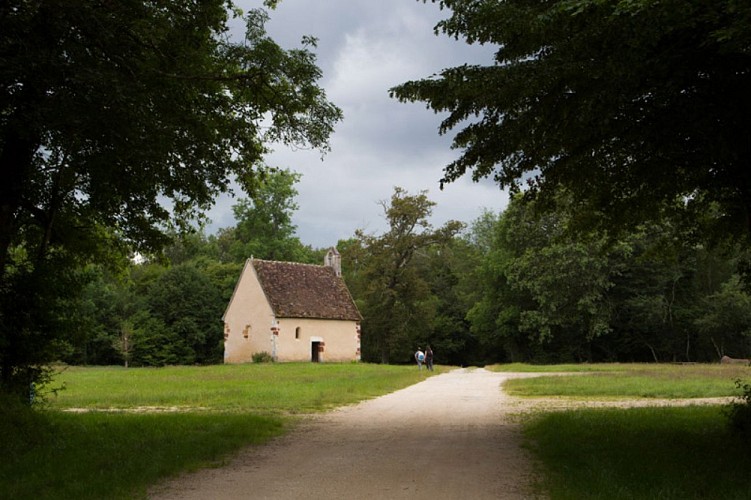 La forêt de Lancosme - Clairière et chapelle de St Sulpice