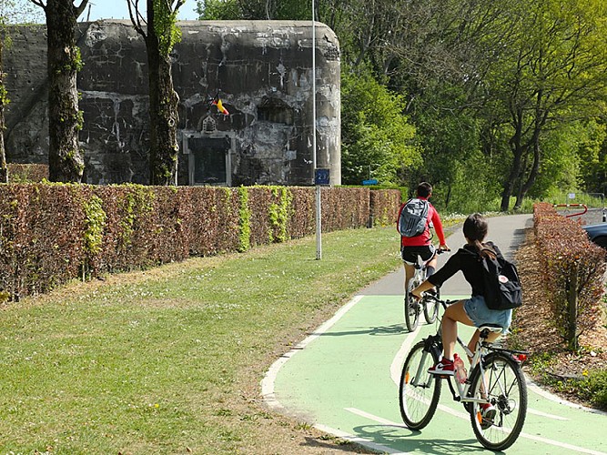 Wandel- en fietstochten - Fietstoer Val-Dieu bruin